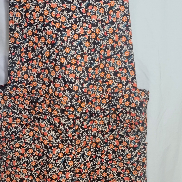 Micro Floral Allover Print Cottage-Core Overalls Jumper Size 8 hippie - Picture 13 of 15